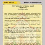 Tetap Berharap di Tengah Kabut