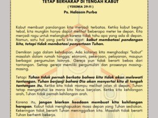 Tetap Berharap di Tengah Kabut