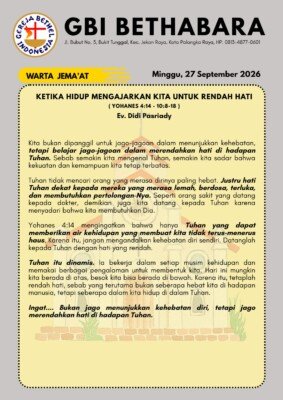 Ketika Hidup Mengajarkan Kita Untuk Rendah Hati