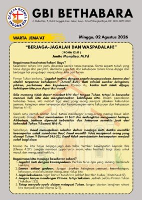 Berjaga-jagalah dan Waspadalah